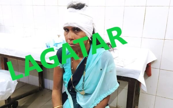 एमजीएम अस्पताल में इलाजरत उषा देवी.