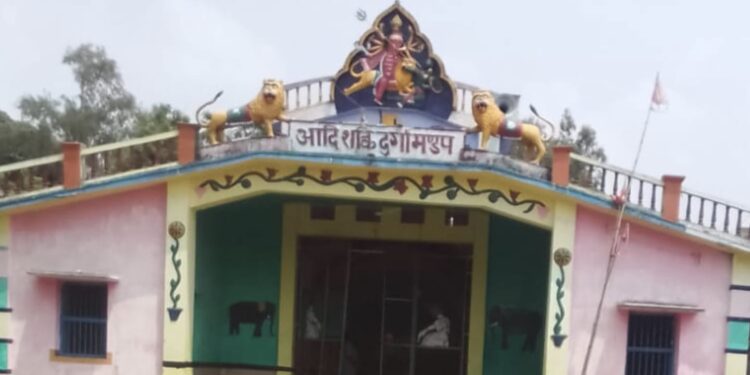 नवडीहा में मां दुर्गा का भव्य मंदिर