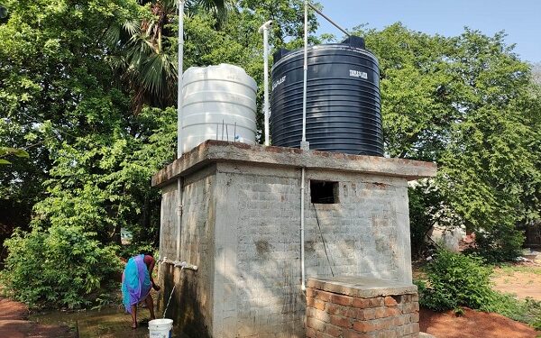  बिशनपुर गांव में डीप बोरिंग जिससे ग्रामीण अपनी प्यास बुझाते हैं
