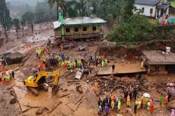 वायनाड  :  भूस्खलन के बाद 300 लोग अब भी लापता,  तलाश अभियान जारी, मरने वालों की संख्या 201 पार