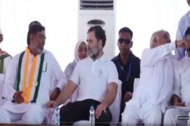 भाजपा-आरएसएस के लोग संविधान को नष्ट कर रहे हैं, नूंह में राहुल का मोदी सरकार पर हमला