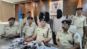 रांची पुलिस ने हथियार के साथ तीन अफीम तस्कर को किया गिरफ्तार